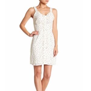 19 Cooper Star Print Summer Mini Dress w/Ruffle Trim Size Medium